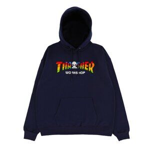 Thrasher  Navy Hoodie New With Tags